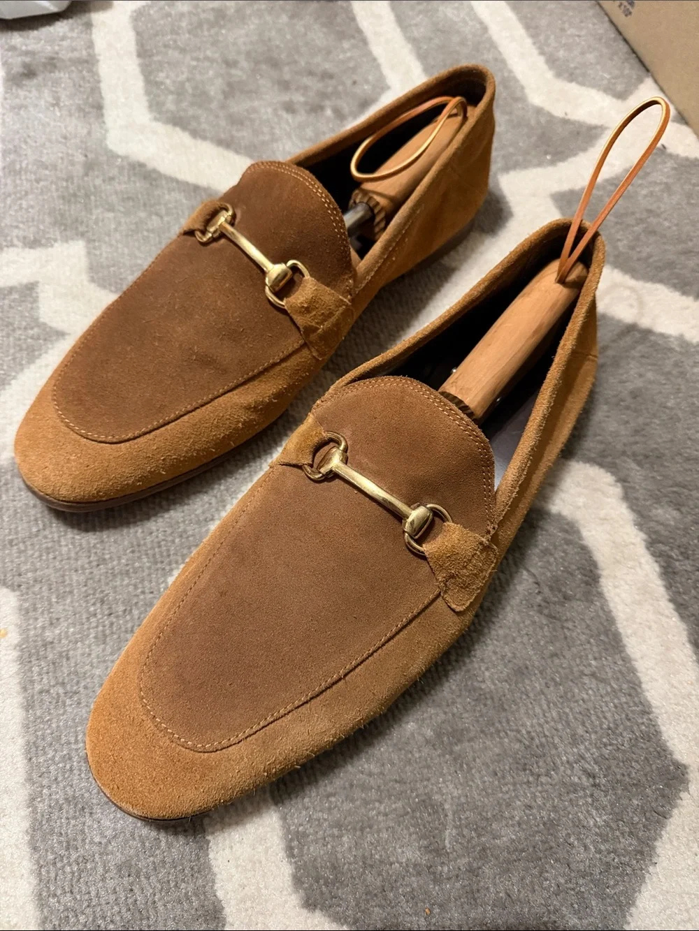 Urban Outfitters Men’s Sz 11 Two Tone Suede Horsebit Loafers